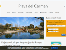 Tablet Screenshot of playadelcarmens.com